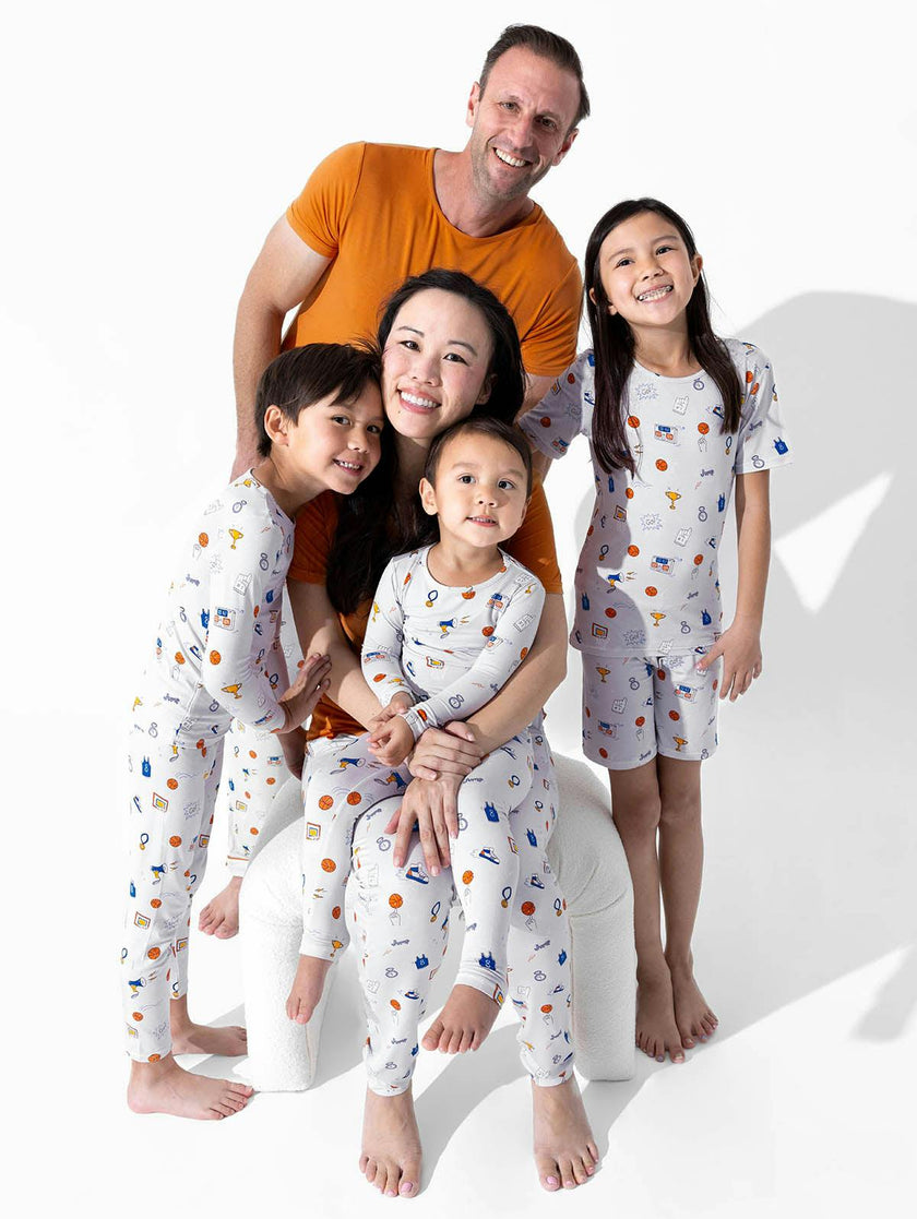 All Star Basketball Bamboo Kids Pajamas