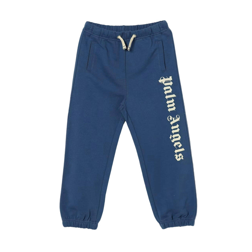 Blue Overlogo Sweatpants