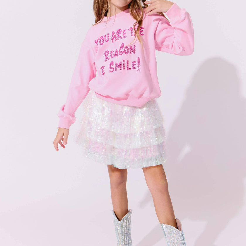 You are the reason I smile Sweatshirt