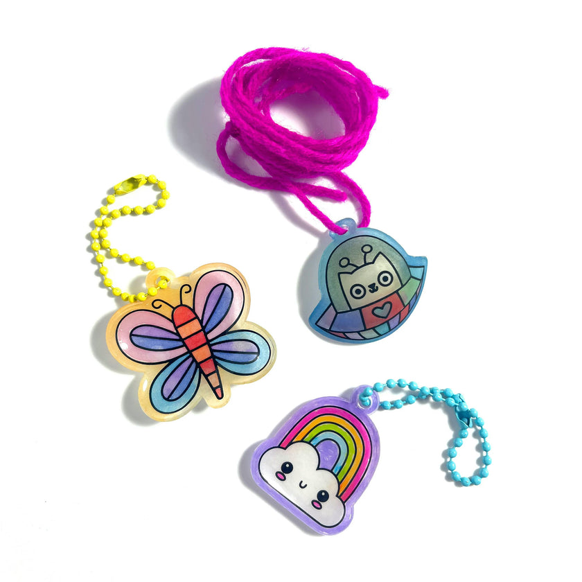 Shrink-its! DIY Shrink Art Kit - Cute Crew - 20 Charms