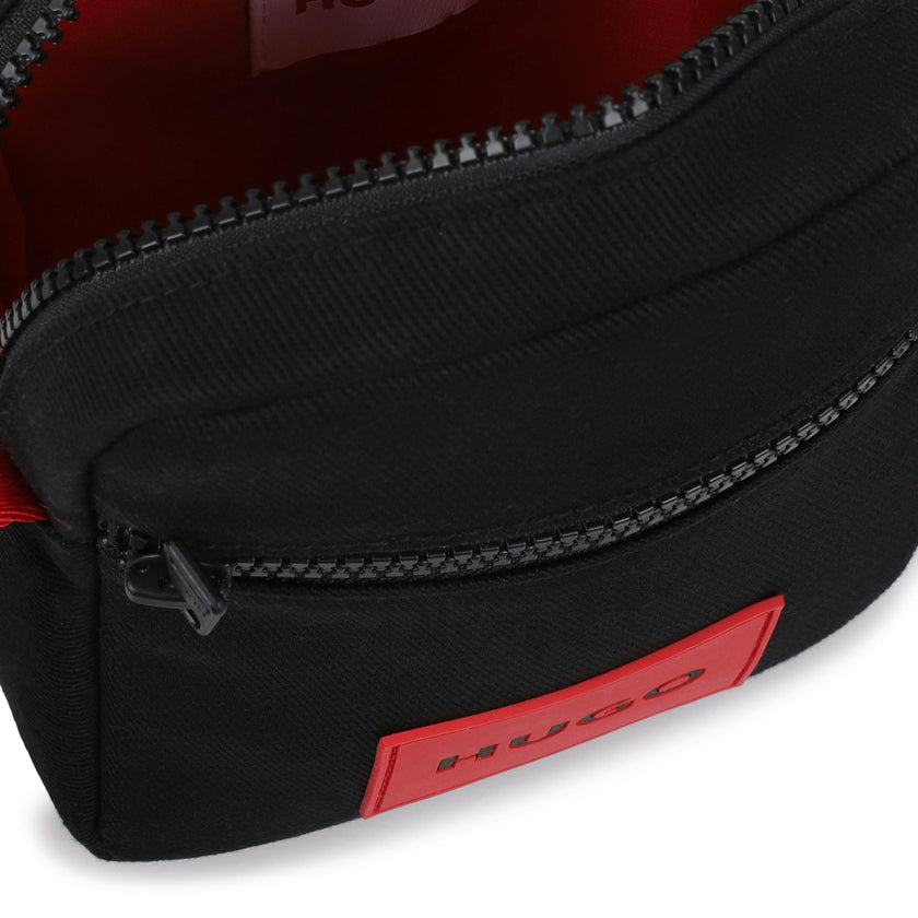 Black Cross Bag Hugo Logo