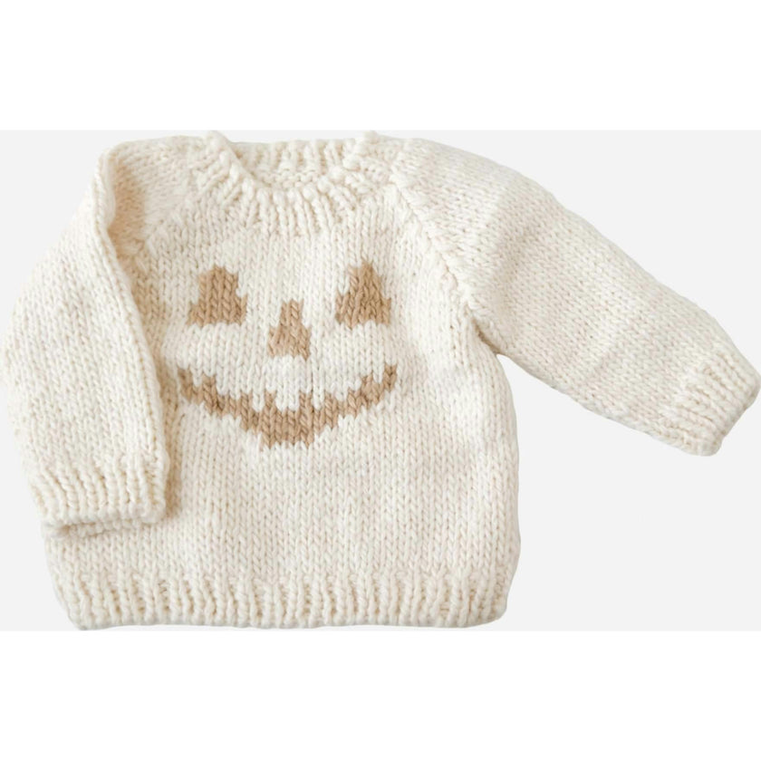 Jack-O-Lantern Sweater - Cream