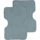 Cotton Muslin Burp Cloth 2 Pack - Sea