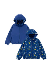 Max Reversible Rain Jacket Windbreaker, Guitar Band