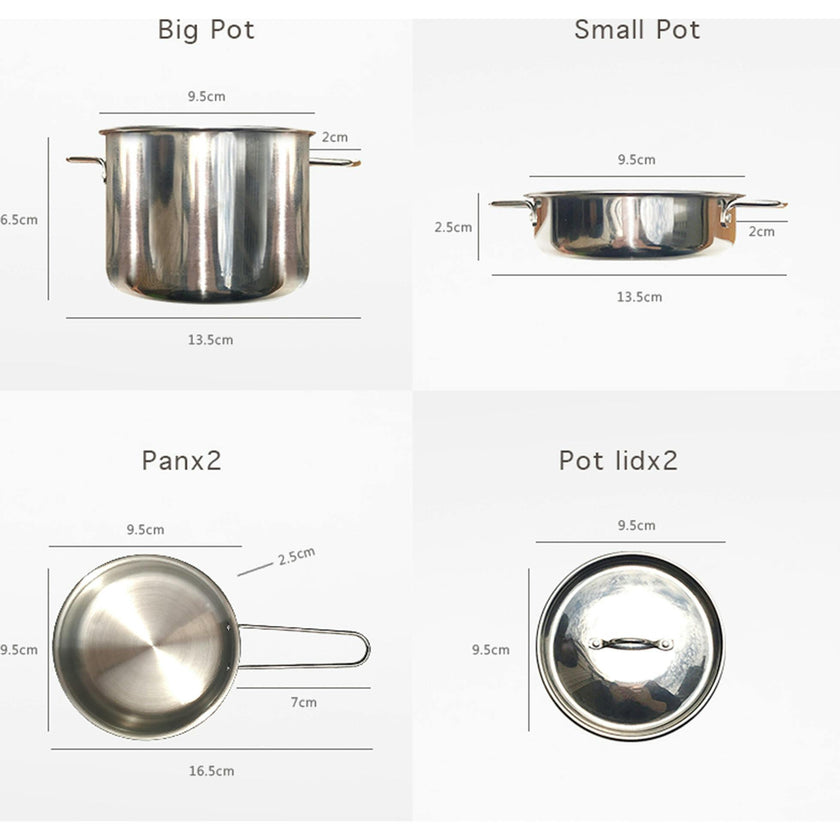 Little Chef Frankfurt Stainless Steel Cooking Accessory Set