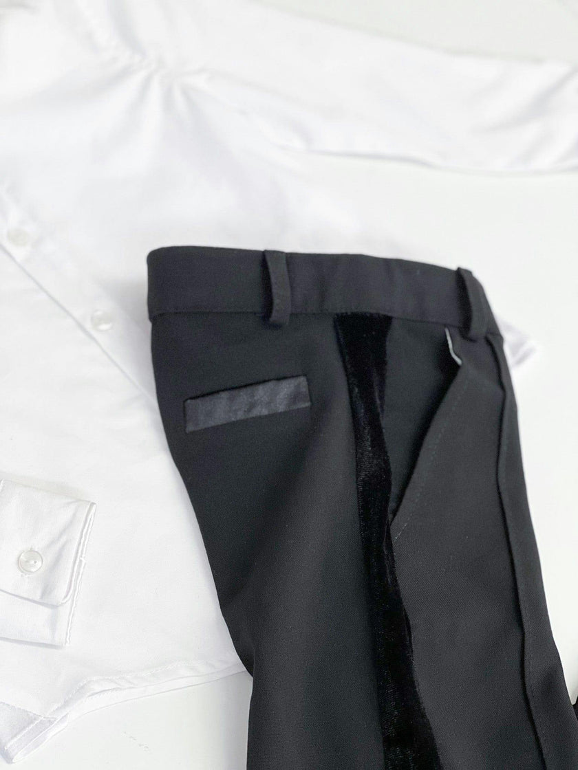 Tuxedo Shirt and Pants Set