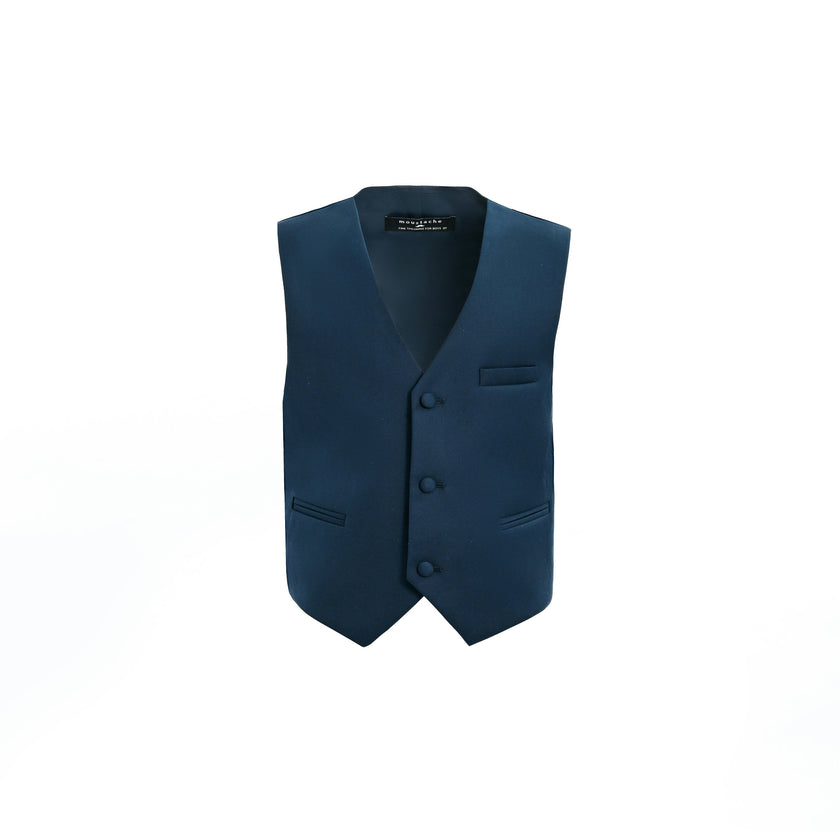 Navy Vest Bow Tie Set