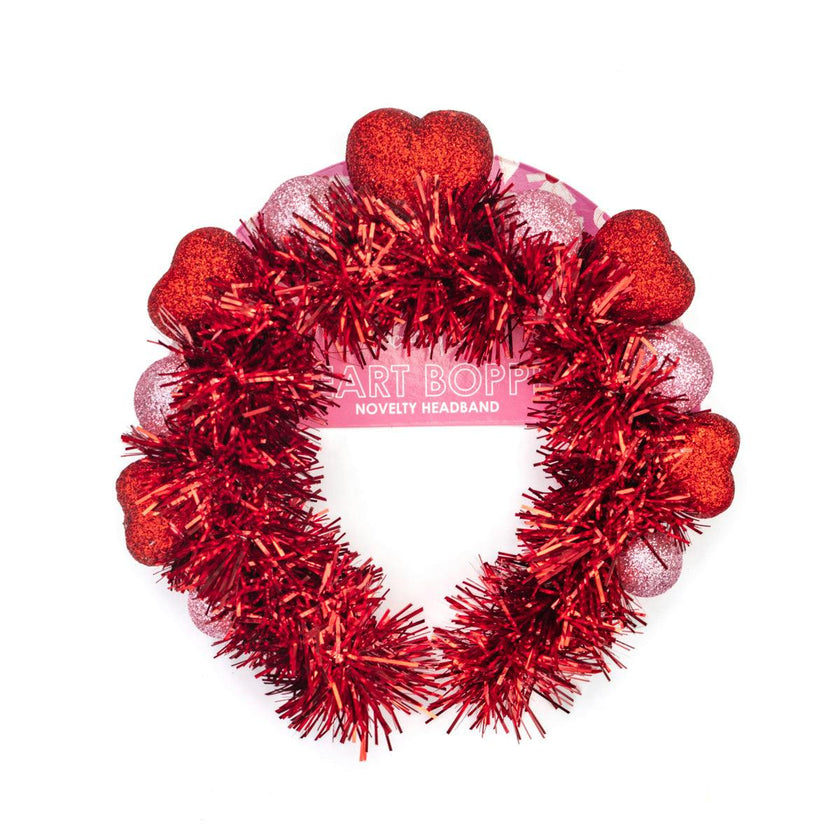 Sparkle Hearts Novelty Headband
