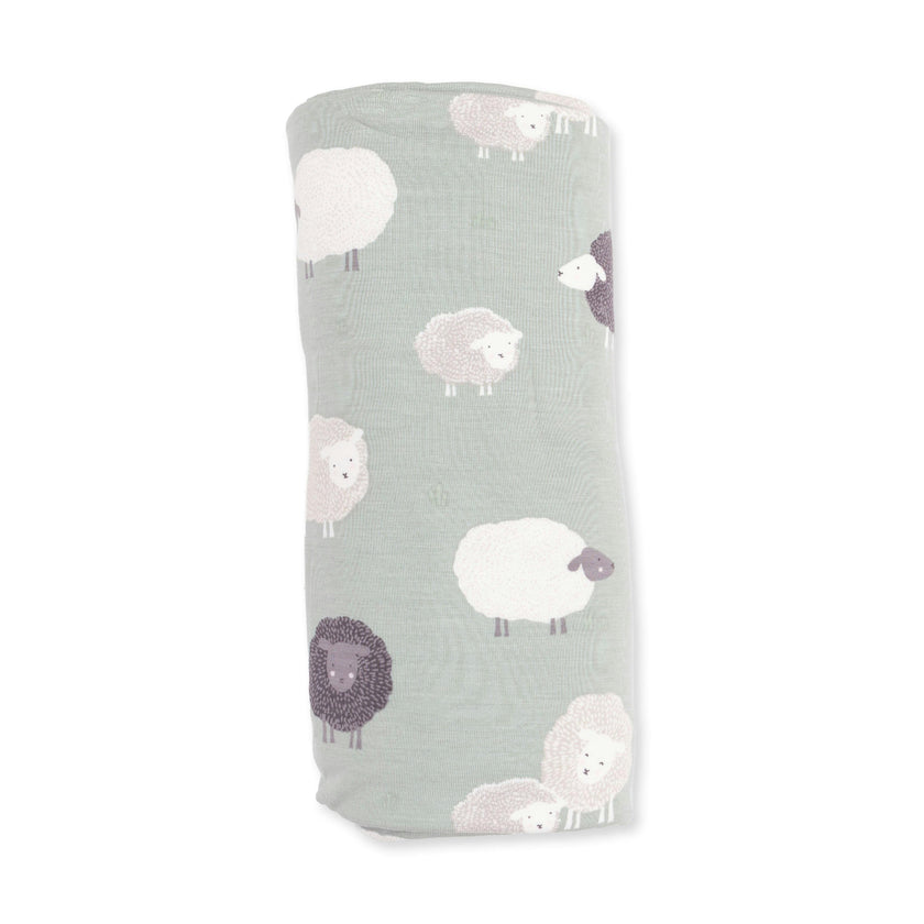 Black Sheep - Swaddle Blanket
