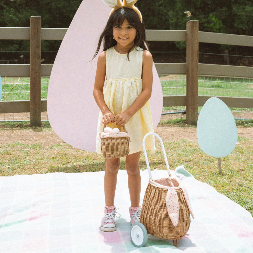 Rattan Luggy with Lining – Gumdrop