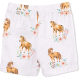 Pink Ponies - Loungewear Short Set