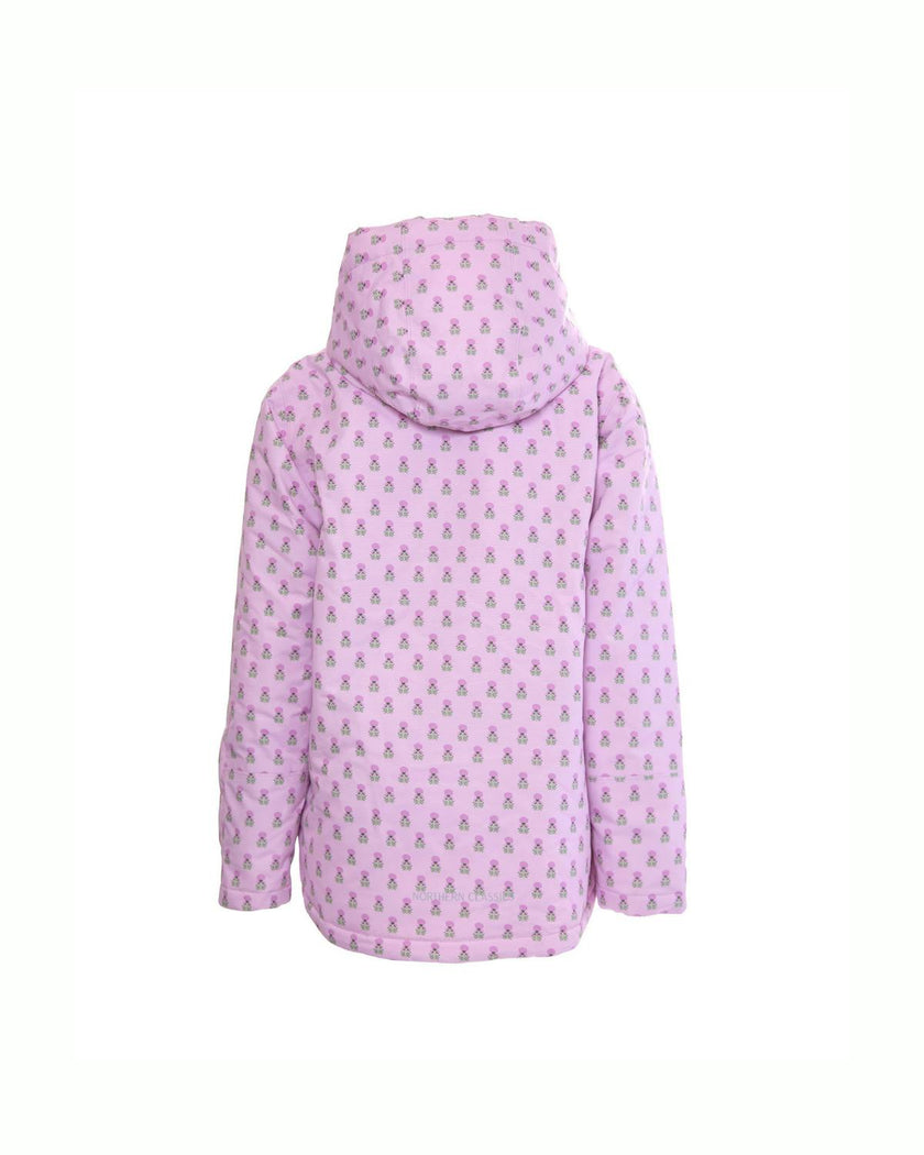 Kids Winter Coat in Pink Marigold