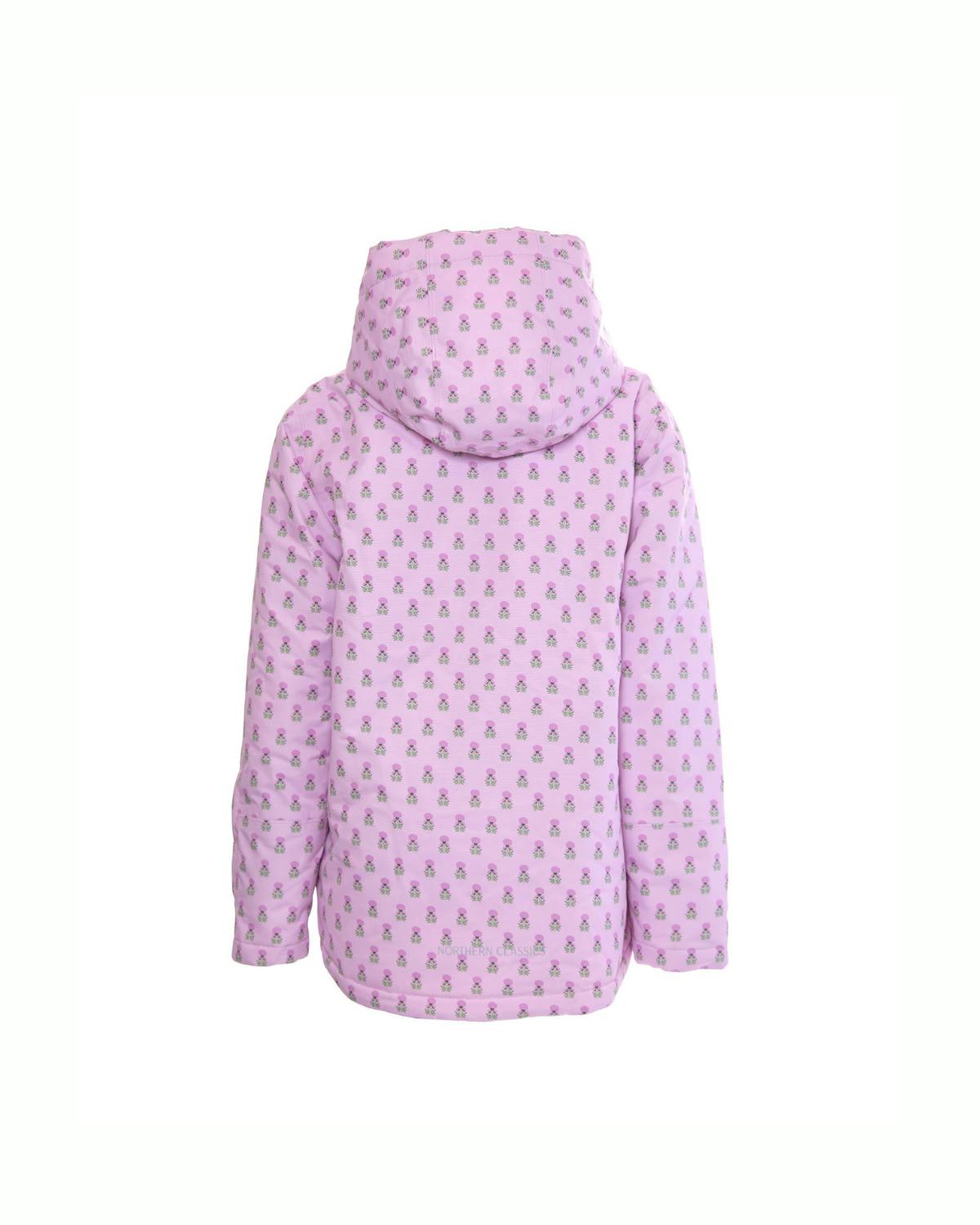 Kids Winter Coat in Pink Marigold