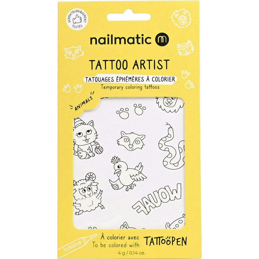Tattoo Temporary for Kids ANIMALS