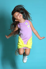 Lilac Fiona Sleeveless Bow Dress