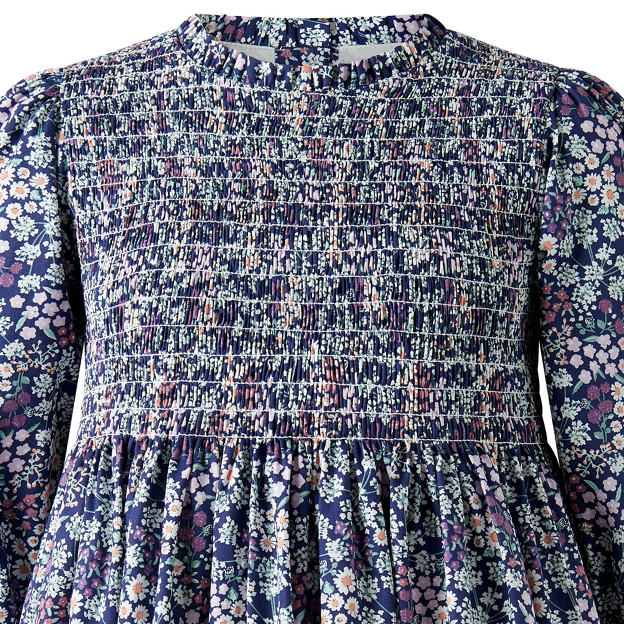 Wild Floral Ruched Dress
