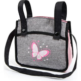Bayer Design Dolls: Pram Xeo - Grey & Pink
