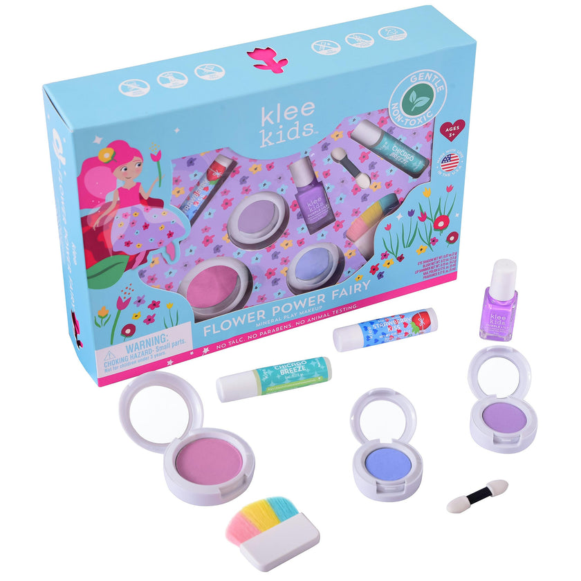 Flower Power Fairy - Kids' Deluxe Mineral Play Makeup Kit