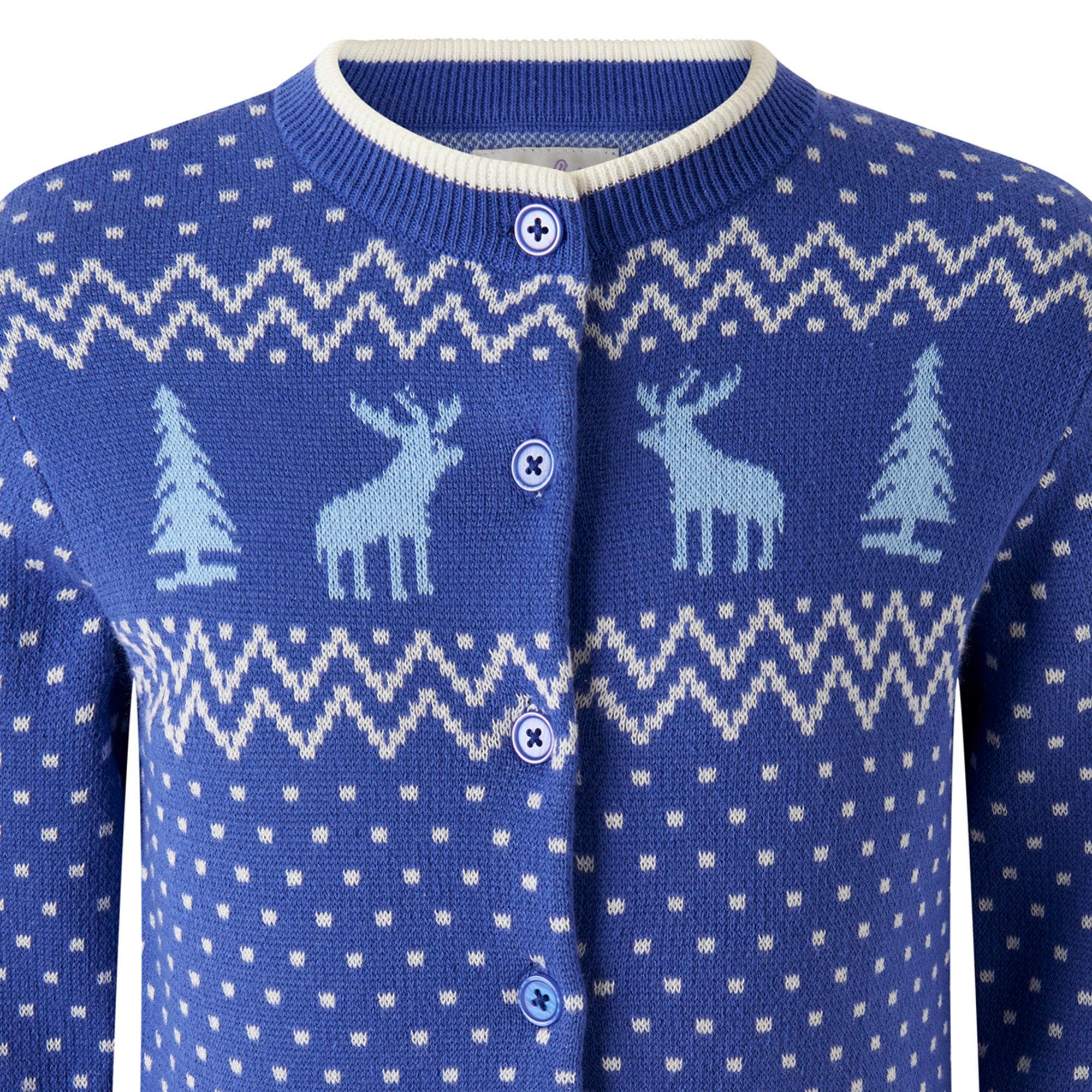 Chalet Intarsia Cardigan