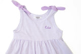 Custom Embroidered Stripe Dress