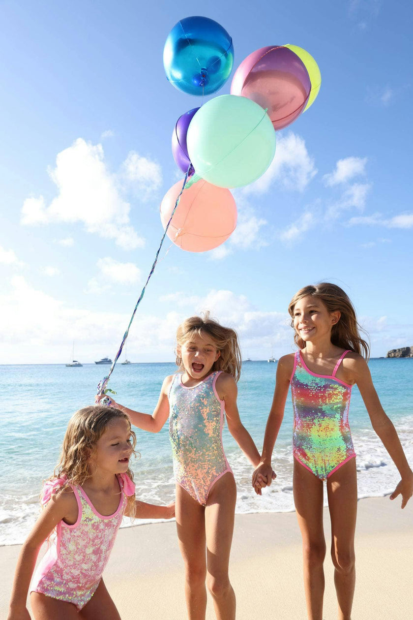 Sequin Rainbow Swim