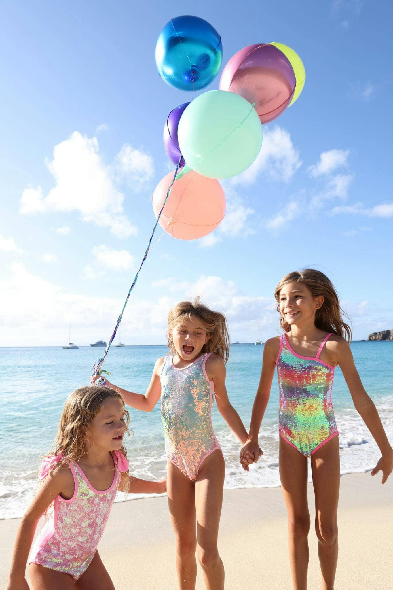 Sequin Rainbow Swim