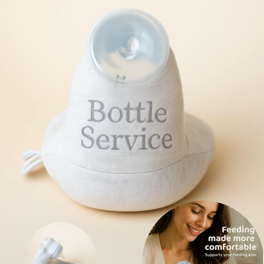 Baby Bottle Pillow Holder for Parents - "Bottle Service"