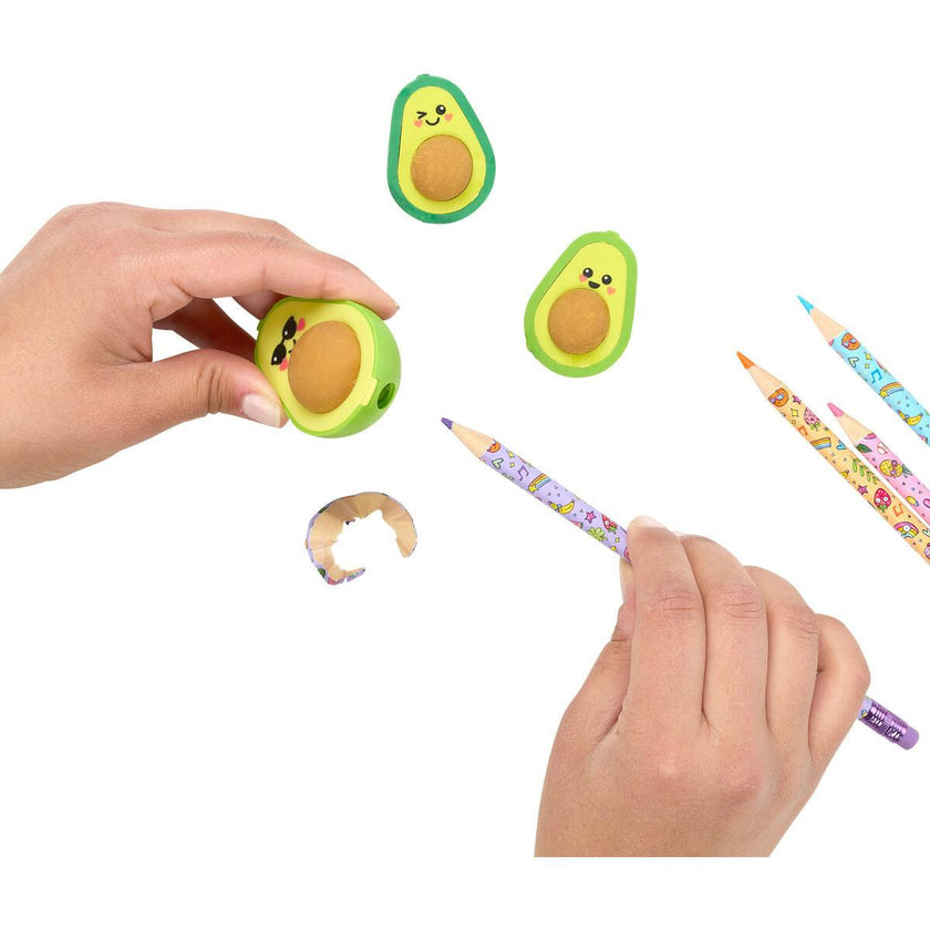 Avocado Love Eraser and Sharpener - Set of 3