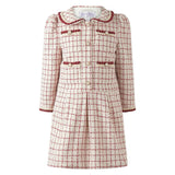 Check Tweed Dress