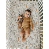 Ezra Fitted Woodland Animal Crib Sheets