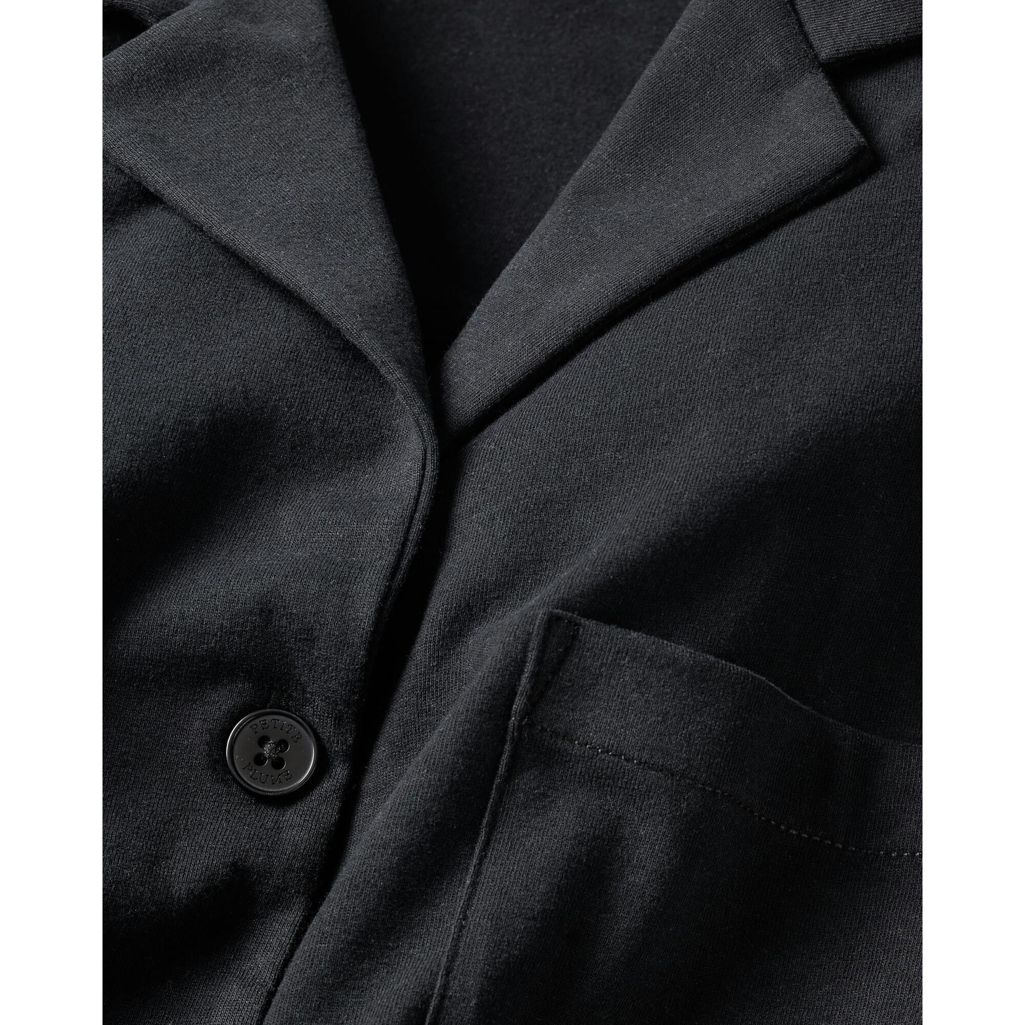 The Olivia Wide Leg Pima Pajama Set in Black