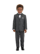 Gray 5pc Peak Lapel Tuxedo