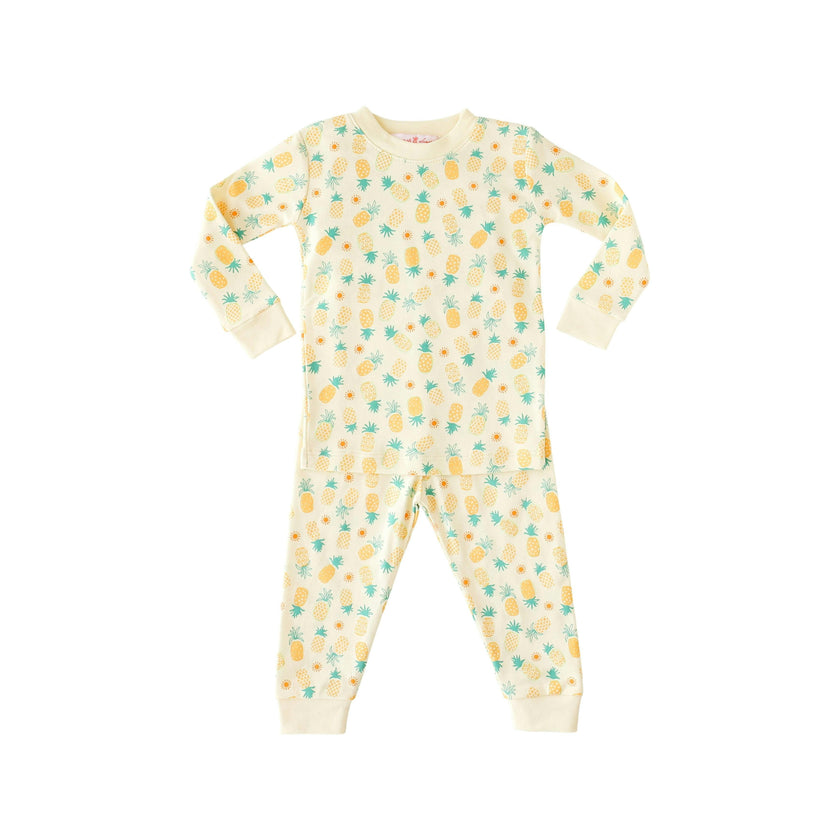 Pineapple Print 2-Piece Pajama