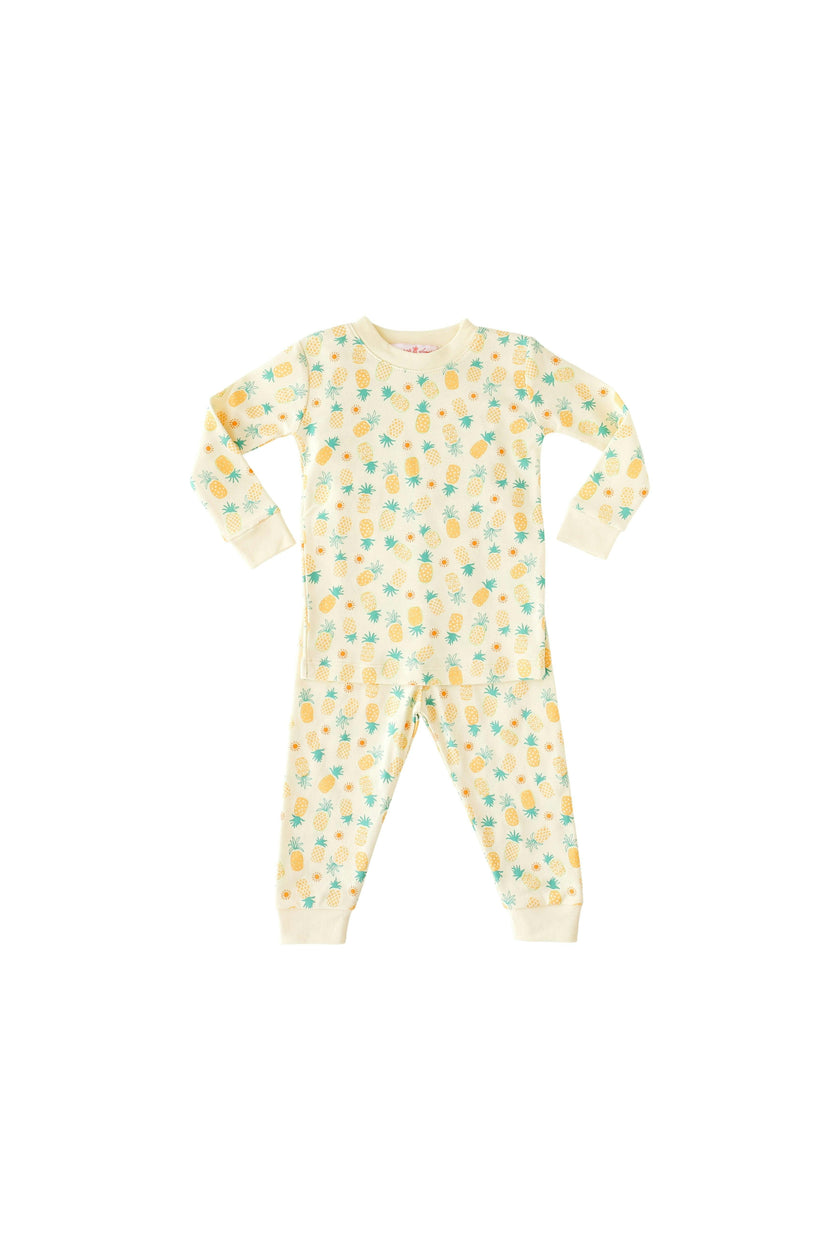Pineapple Print 2-Piece Pajama