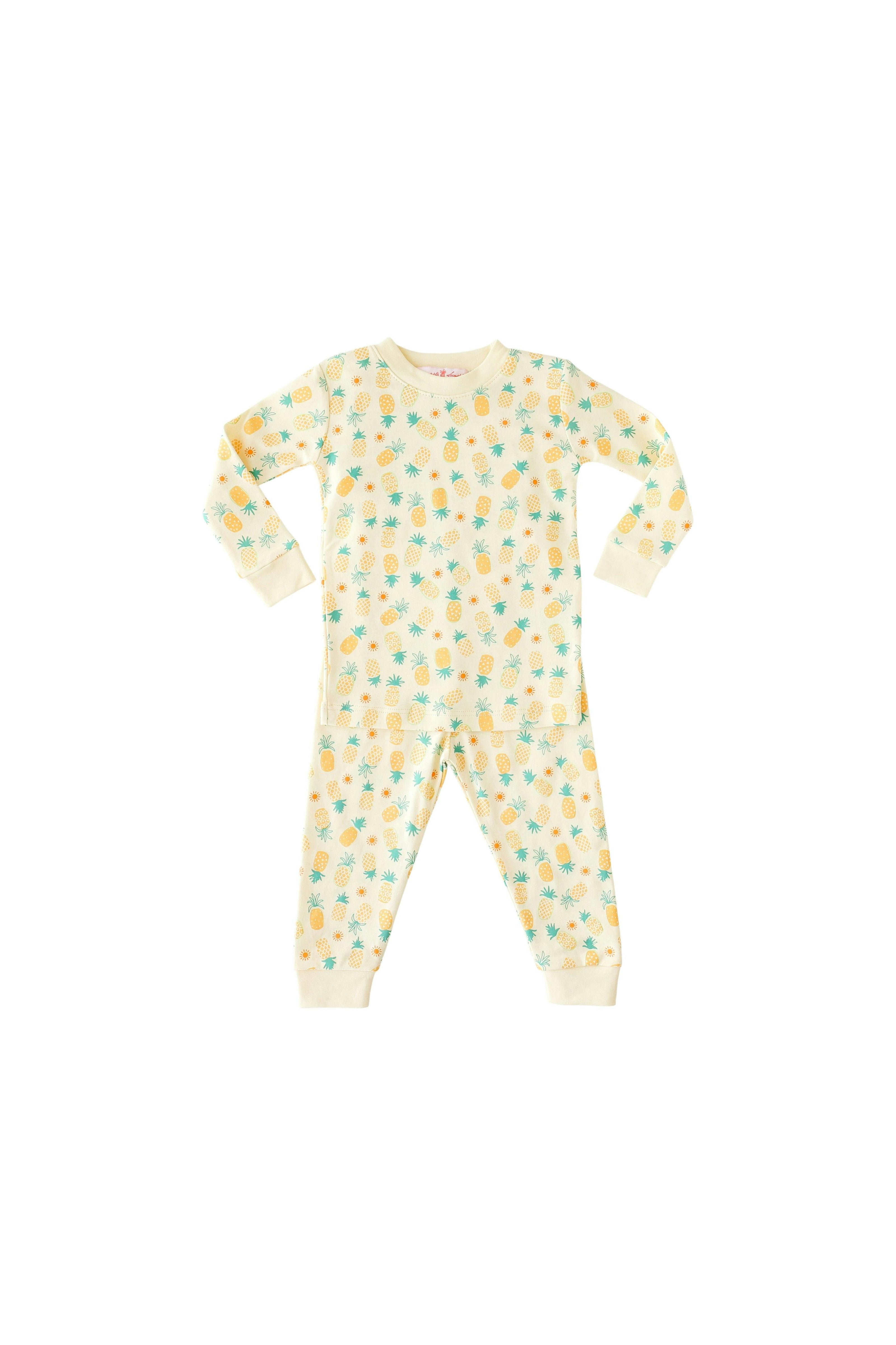 Pineapple Print 2-Piece Pajama