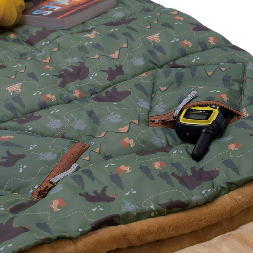 Sleep-N-Pack™ – Little Kid Size | Pals in Print: Camping Bears Trail