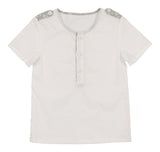 Textured Floral Boys Shirt