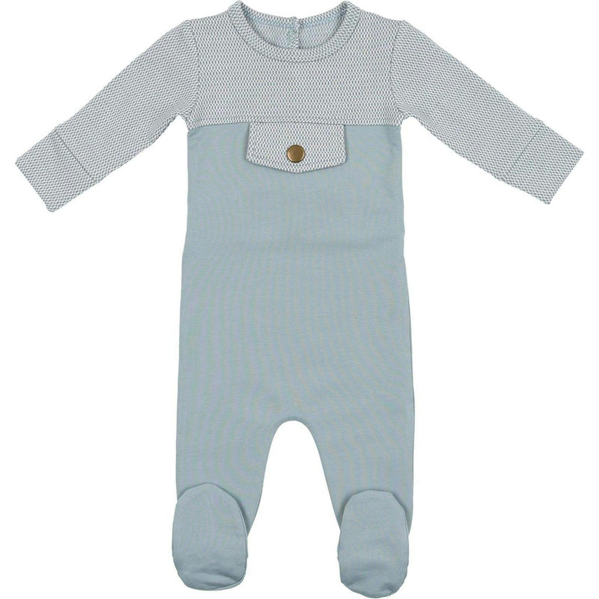 Snap Pocket Long Sleeve Footie