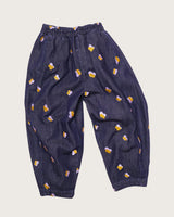 Kids Manu Embroidered Denim Barrel Jeans