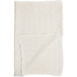 Oatmeal Boho Knit Blanket