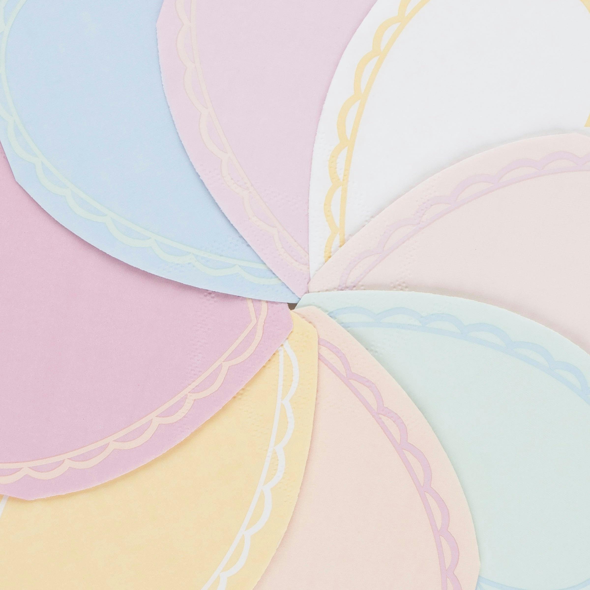 Pastel Heart Large Napkins
