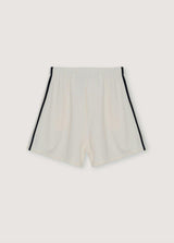 TNS Logo Woman Short Ecru