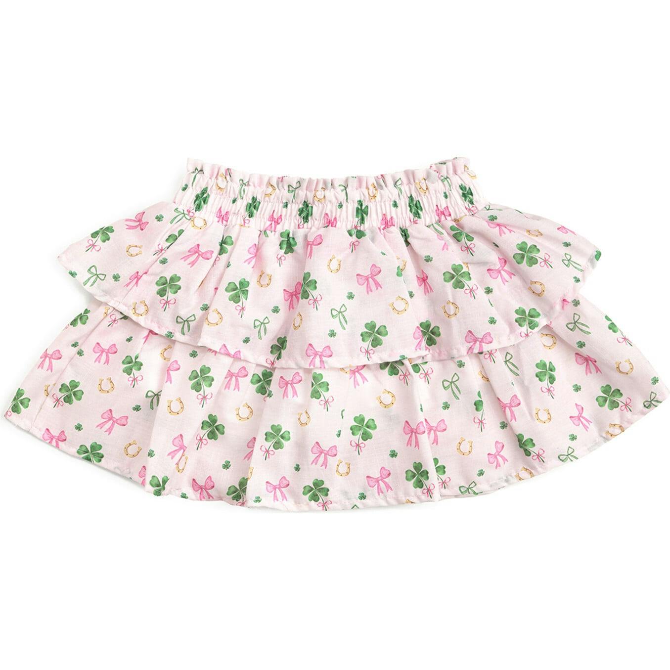 Ditsy Shamrock St. Patrick's Day Skort