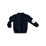 Navy Full Zip Sweater
