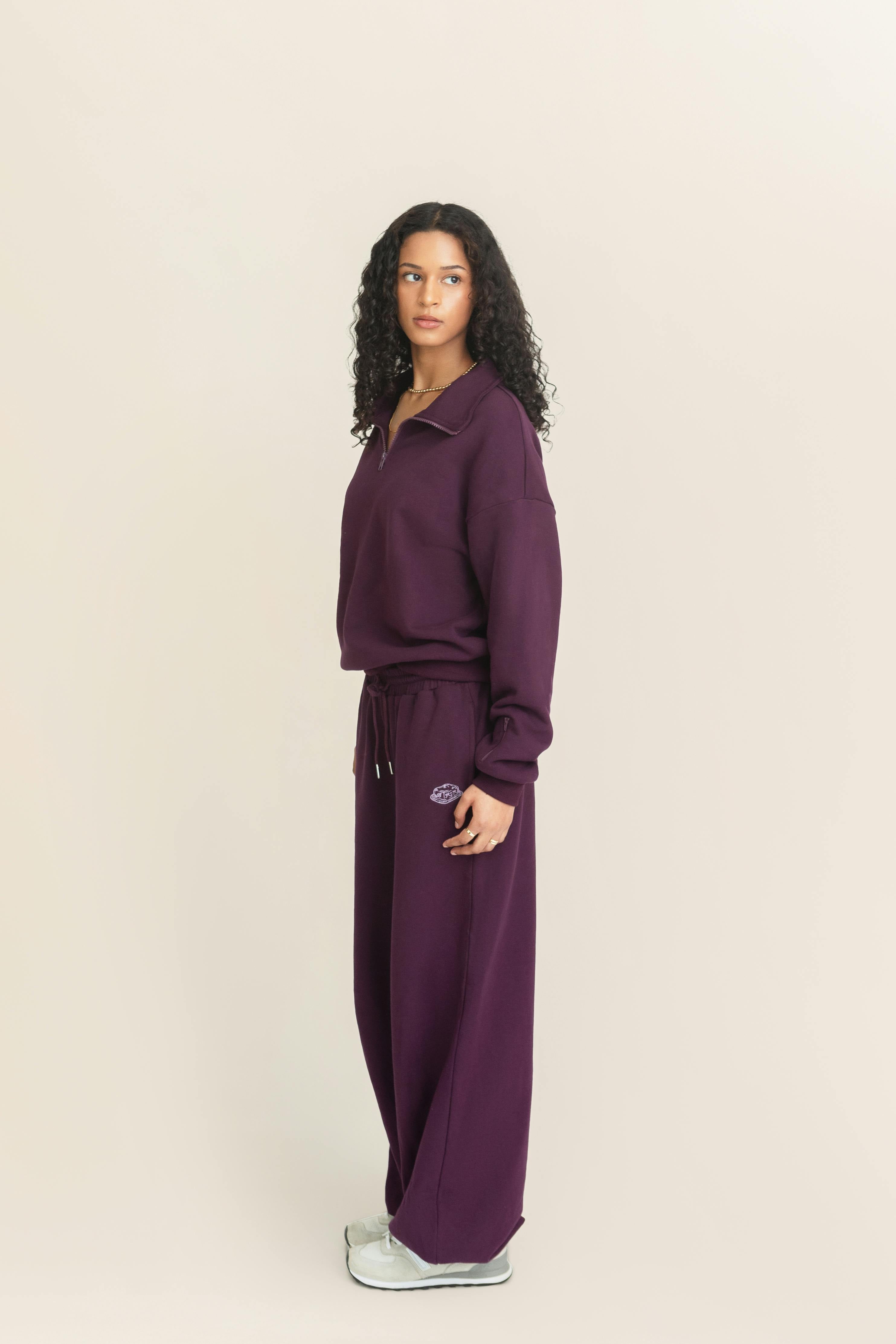 Layover Lounge Bottoms, Purple