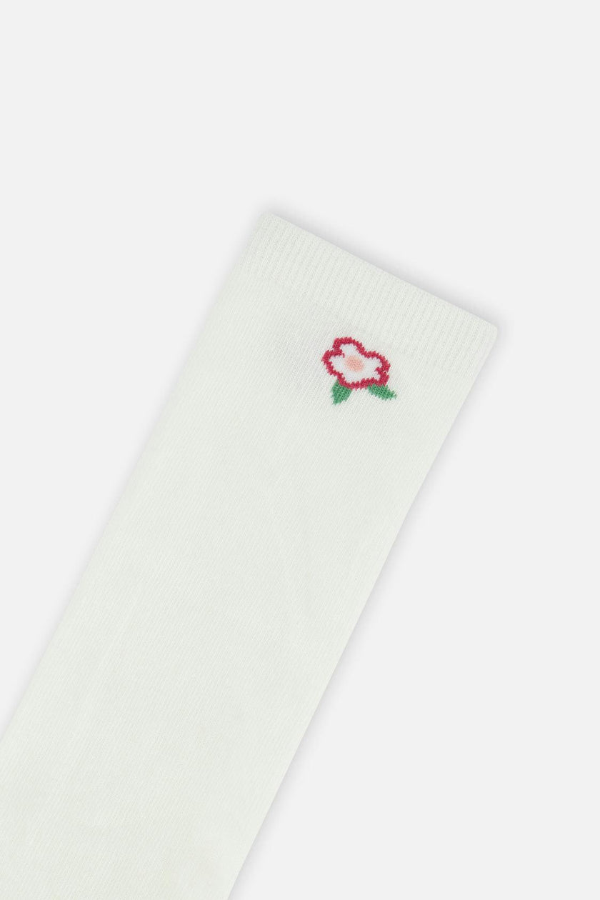 Socks Off-White And Pink