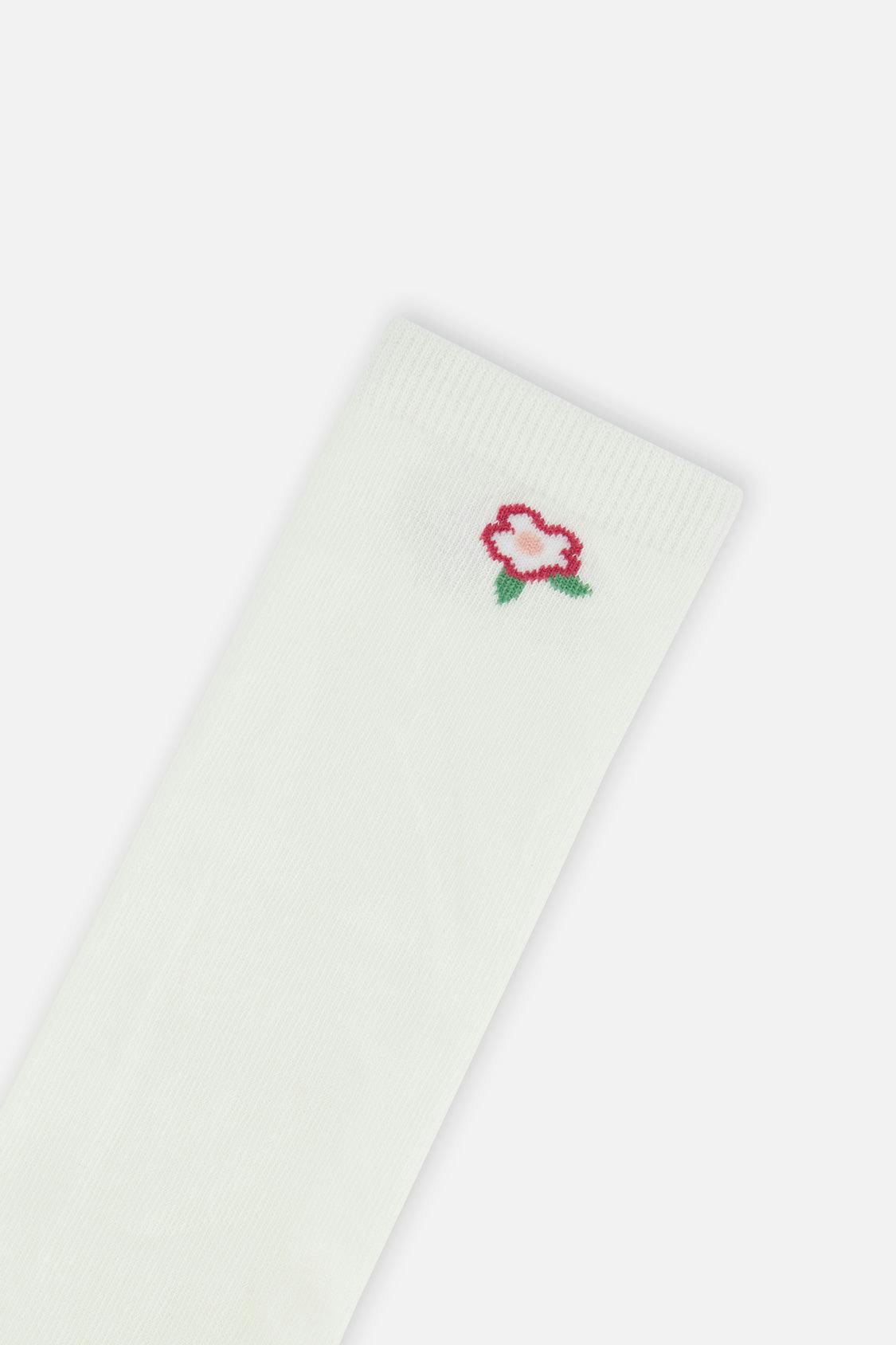 Socks Off-White And Pink