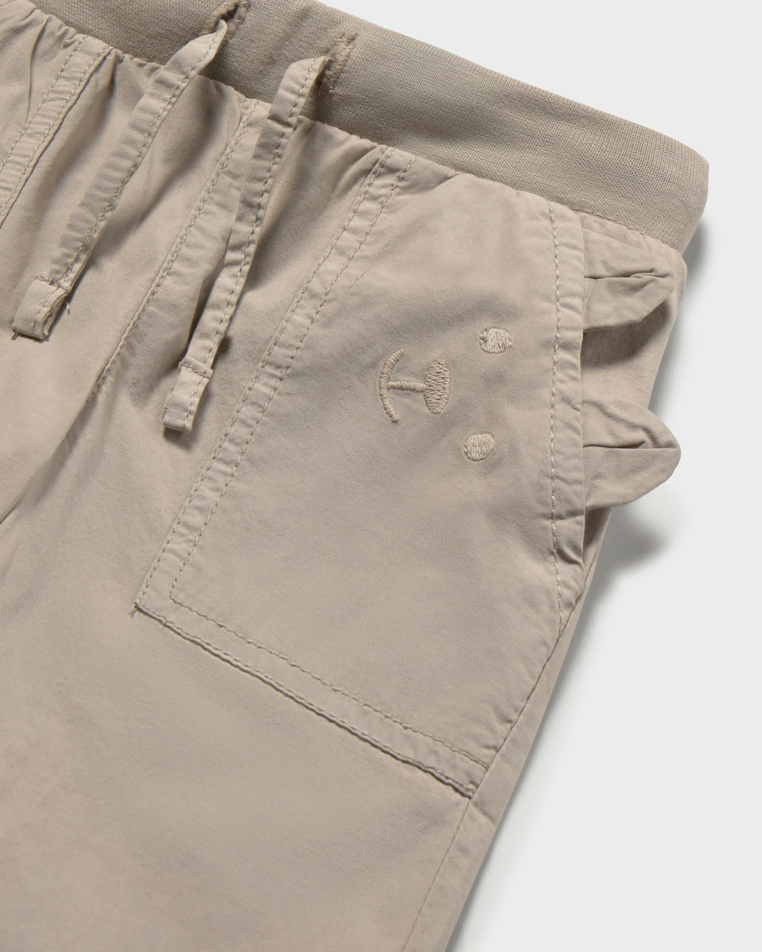 Beige Joggers Baby With Pockets