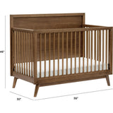Palma 4-In-1 Convertible Crib With Toddler Bed Conversion Kit