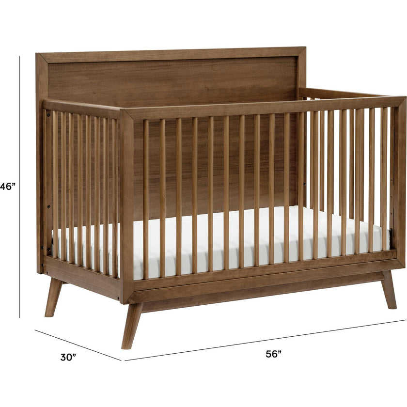 Palma 4-In-1 Convertible Crib With Toddler Bed Conversion Kit